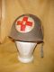 ID CAPTAIN WWII US ARMY Red Cross MEDIC HELMET W LINER